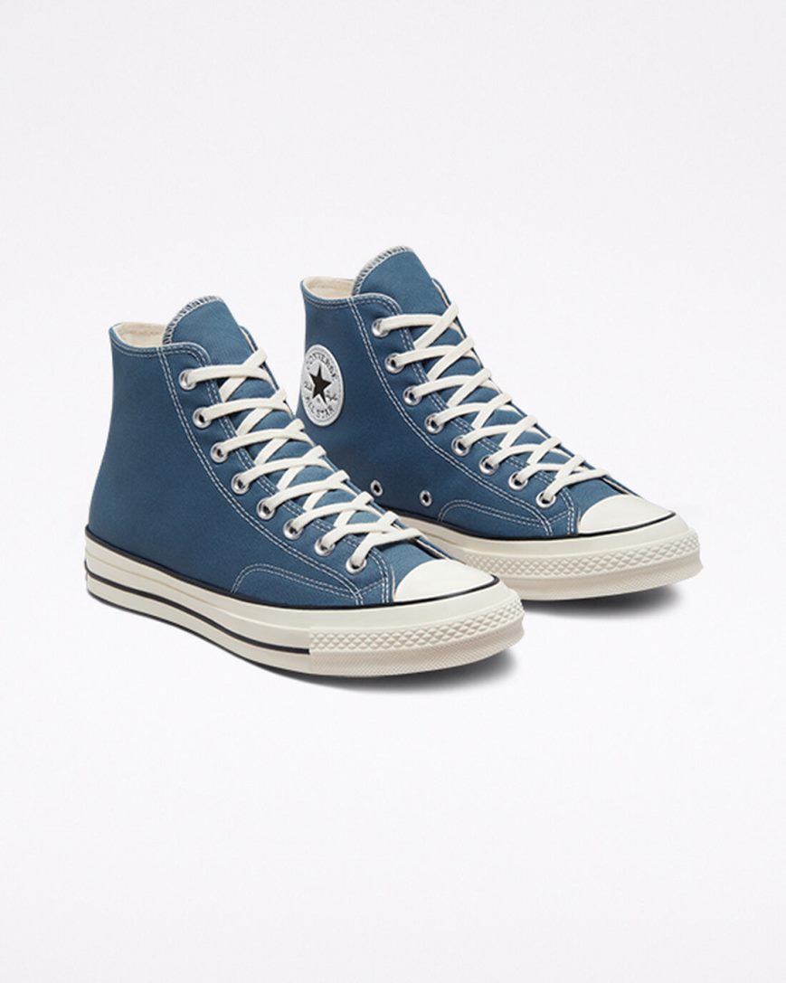 Dámské Boty Vysoké Converse Chuck 70 Seasonal Color Blankyt Černé | CZ DAVX78